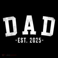 Dad 2025 Dad To Be New Dad Gifts Classic Bold Font Poster