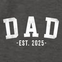 Dad 2025 Dad To Be New Dad Gifts Classic Bold Font Vector Backpack