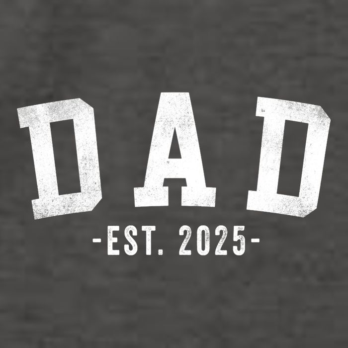 Dad 2025 Dad To Be New Dad Gifts Classic Bold Font Vector Backpack