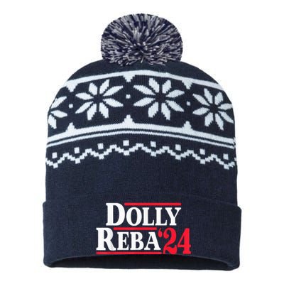 Dolly 24 Dolly Reba Make America Fancy Again USA-Made Snowflake Beanie