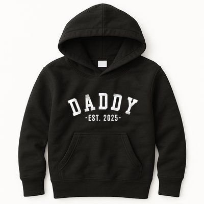 Daddy 2025 Daddy To Be New Daddy Gifts Classic Bold Font Kids Hoodie