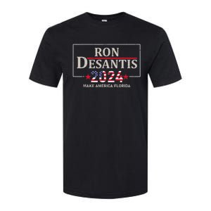 DeSantis 2024 Election, Make America Florida Softstyle CVC T-Shirt