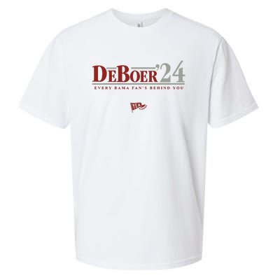 Deboer 24 Every Bama Fans Behind You Sueded Cloud Jersey T-Shirt