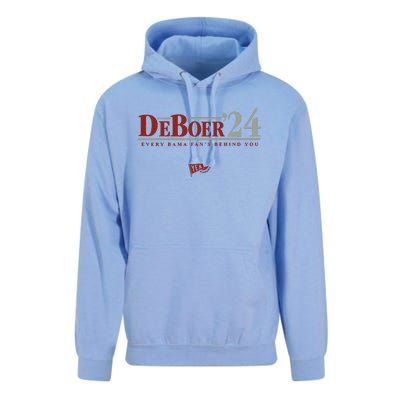 Deboer 24 Every Bama Fans Behind You Unisex Surf Hoodie