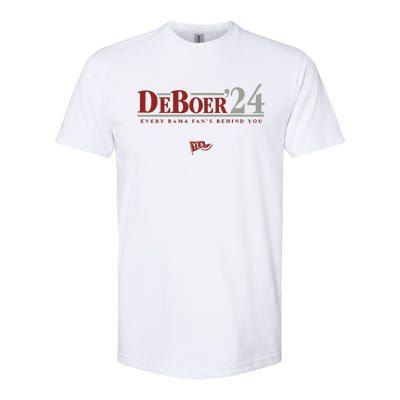 Deboer 24 Every Bama Fans Behind You Softstyle CVC T-Shirt