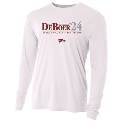 Deboer 24 Every Bama Fans Behind You Cooling Performance Long Sleeve Crew