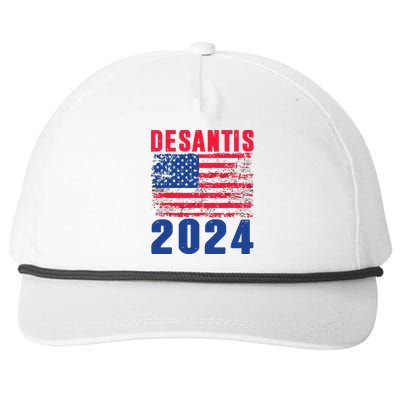 Desantis 2024 Election Ron Desantis For President In 2024 Snapback Five-Panel Rope Hat