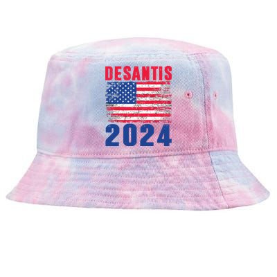 Desantis 2024 Election Ron Desantis For President In 2024 Tie-Dyed Bucket Hat