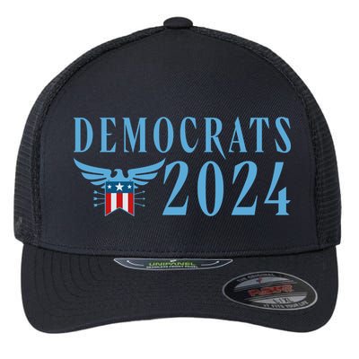 Democrats 2024 Election Logo Flexfit Unipanel Trucker Cap