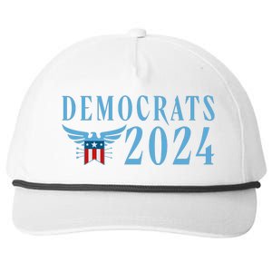 Democrats 2024 Election Logo Snapback Five-Panel Rope Hat