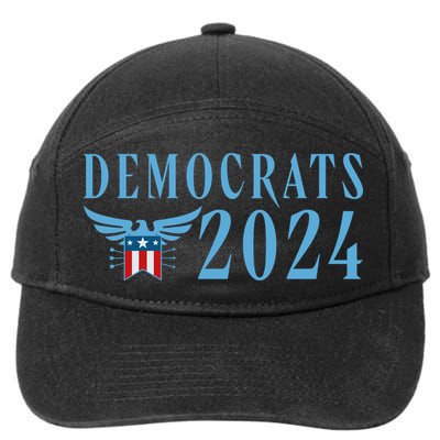 Democrats 2024 Election Logo 7-Panel Snapback Hat