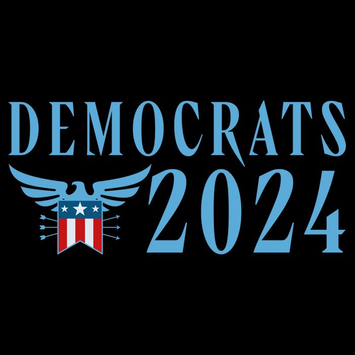Democrats 2024 Election Logo Zip Tote Bag