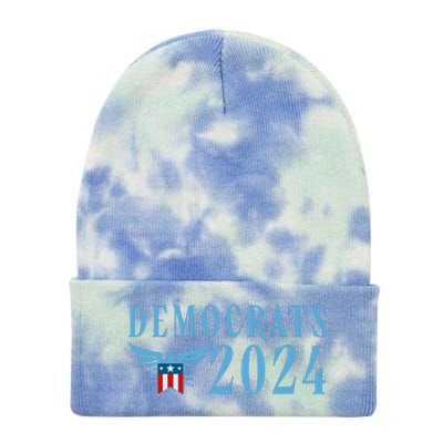 Democrats 2024 Election Logo Tie Dye 12in Knit Beanie