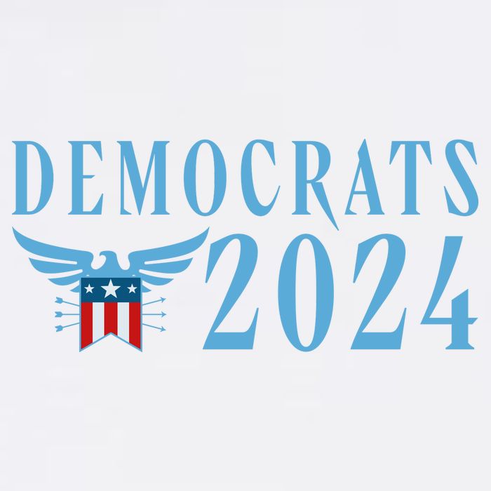 Democrats 2024 Election Logo V-Neck T-Shirt