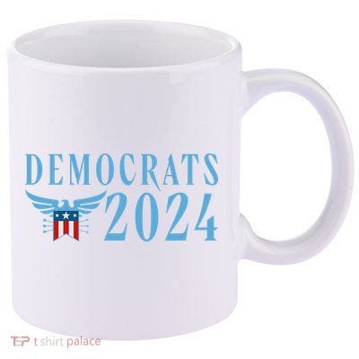 Democrats 2024 Election Logo 11oz C Handle Ceramic Mug