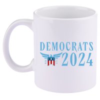 Democrats 2024 Election Logo 11oz C Handle Ceramic Mug