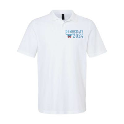 Democrats 2024 Election Logo Softstyle Adult Sport Polo