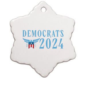 Democrats 2024 Election Logo Ceramic Star Ornament