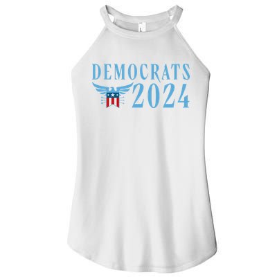 Democrats 2024 Election Logo Women's Perfect Tri Rocker Tank