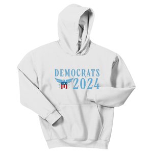 Democrats 2024 Election Logo Kids Hoodie