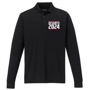 DeSantis 2024 Election Performance Long Sleeve Polo