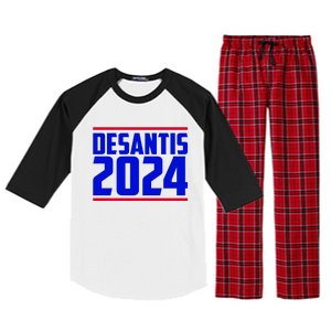 DeSantis 2024 Election Raglan Sleeve Pajama Set