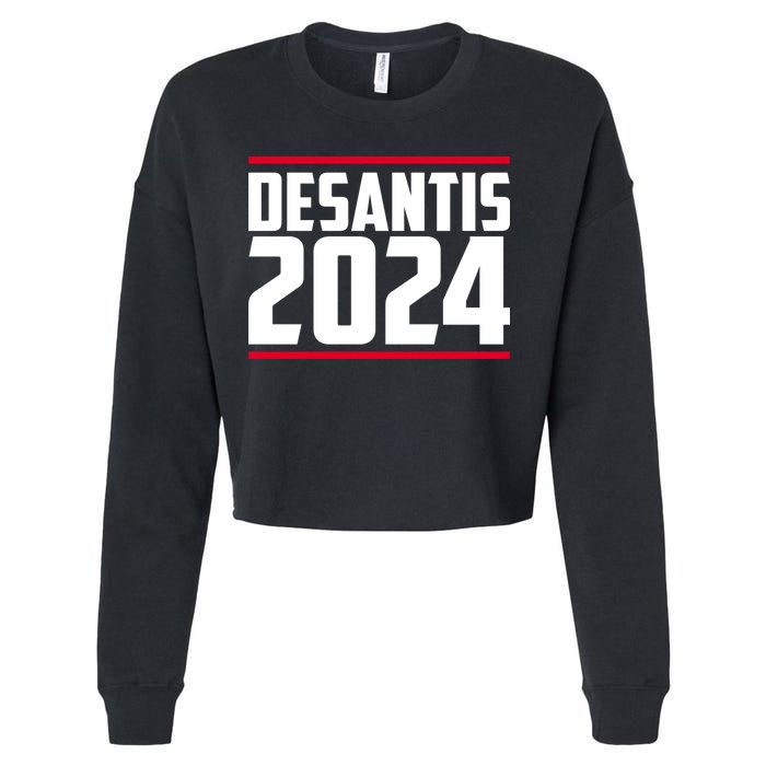 DeSantis 2024 Election Cropped Pullover Crew