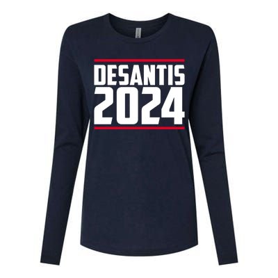 DeSantis 2024 Election Womens Cotton Relaxed Long Sleeve T-Shirt