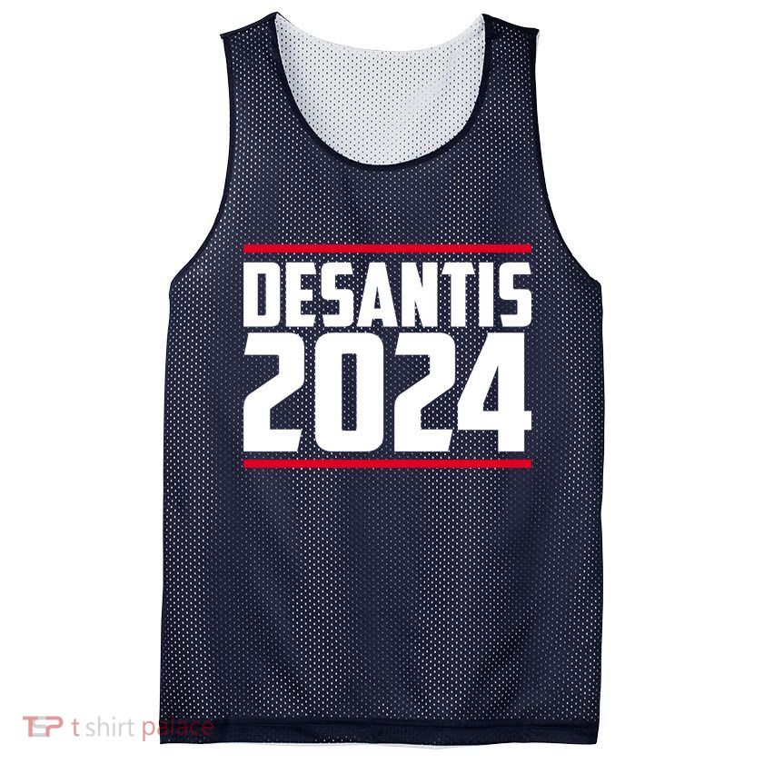 DeSantis 2024 Election Mesh Reversible Basketball Jersey Tank