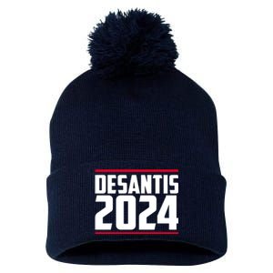 DeSantis 2024 Election Pom Pom 12in Knit Beanie