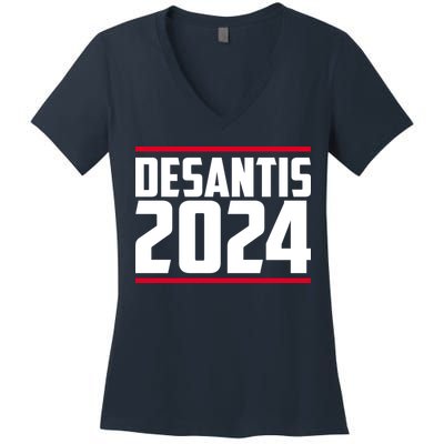 DeSantis 2024 Election Women's V-Neck T-Shirt