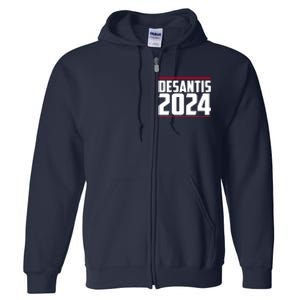 DeSantis 2024 Election Full Zip Hoodie