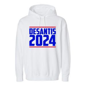 DeSantis 2024 Election Garment-Dyed Fleece Hoodie