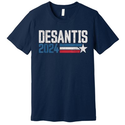 Desantis 2024 For President Vintage Distressed Desantis 2024 Premium T-Shirt