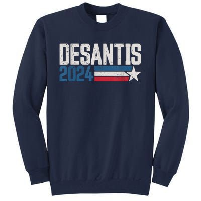 Desantis 2024 For President Vintage Distressed Desantis 2024 Tall Sweatshirt