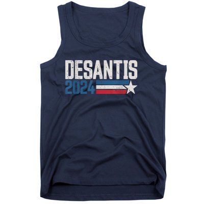 Desantis 2024 For President Vintage Distressed Desantis 2024 Tank Top