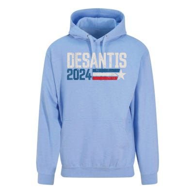 Desantis 2024 For President Vintage Distressed Desantis 2024 Unisex Surf Hoodie