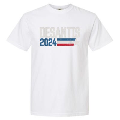 Desantis 2024 For President Vintage Distressed Desantis 2024 Garment-Dyed Heavyweight T-Shirt