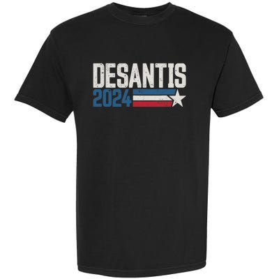 Desantis 2024 for President Vintage Distressed Desantis 2024 Garment-Dyed Heavyweight T-Shirt