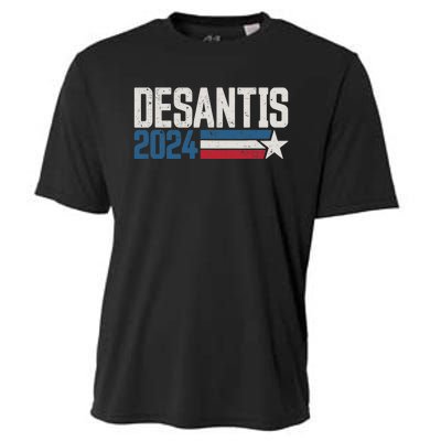 Desantis 2024 for President Vintage Distressed Desantis 2024 Cooling Performance Crew T-Shirt