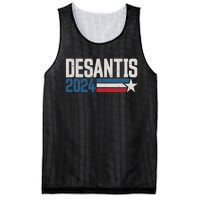 Desantis 2024 for President Vintage Distressed Desantis 2024 Mesh Reversible Basketball Jersey Tank