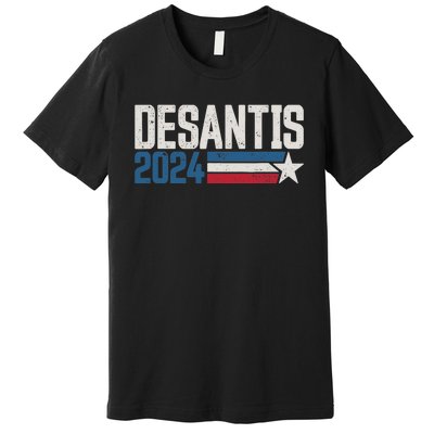 Desantis 2024 for President Vintage Distressed Desantis 2024 Premium T-Shirt