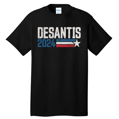 Desantis 2024 For President Vintage Distressed Desantis 2024 Tall T-Shirt