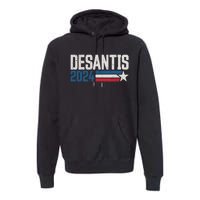 Desantis 2024 For President Vintage Distressed Desantis 2024 Premium Hoodie