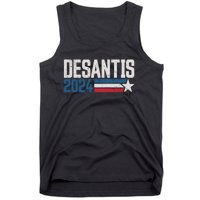 Desantis 2024 For President Vintage Distressed Desantis 2024 Tank Top