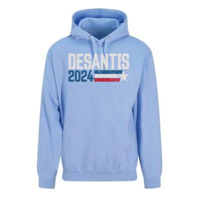 Desantis 2024 For President Vintage Distressed Desantis 2024 Unisex Surf Hoodie