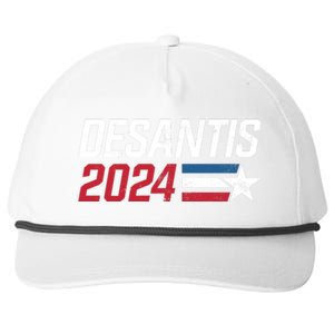 Desantis 2024 For President Ron Desantis Governor Make America Florida Snapback Five-Panel Rope Hat