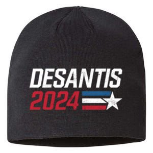 Desantis 2024 For President Ron Desantis Governor Make America Florida Sustainable Beanie