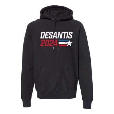 Desantis 2024 For President Ron Desantis Governor Make America Florida Premium Hoodie