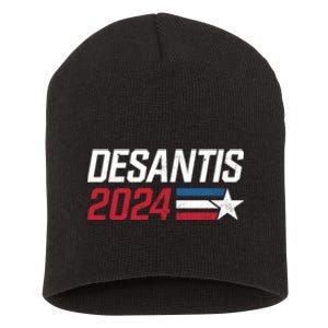 Desantis 2024 For President Ron Desantis Governor Make America Florida Short Acrylic Beanie